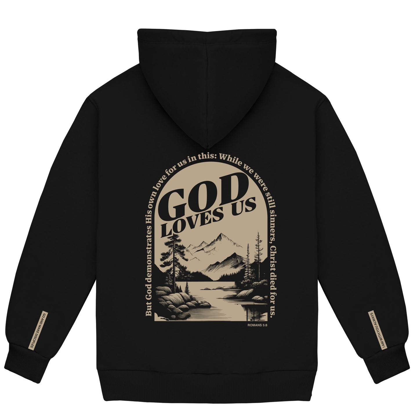 "God Loves Us" Fleece Hoodie