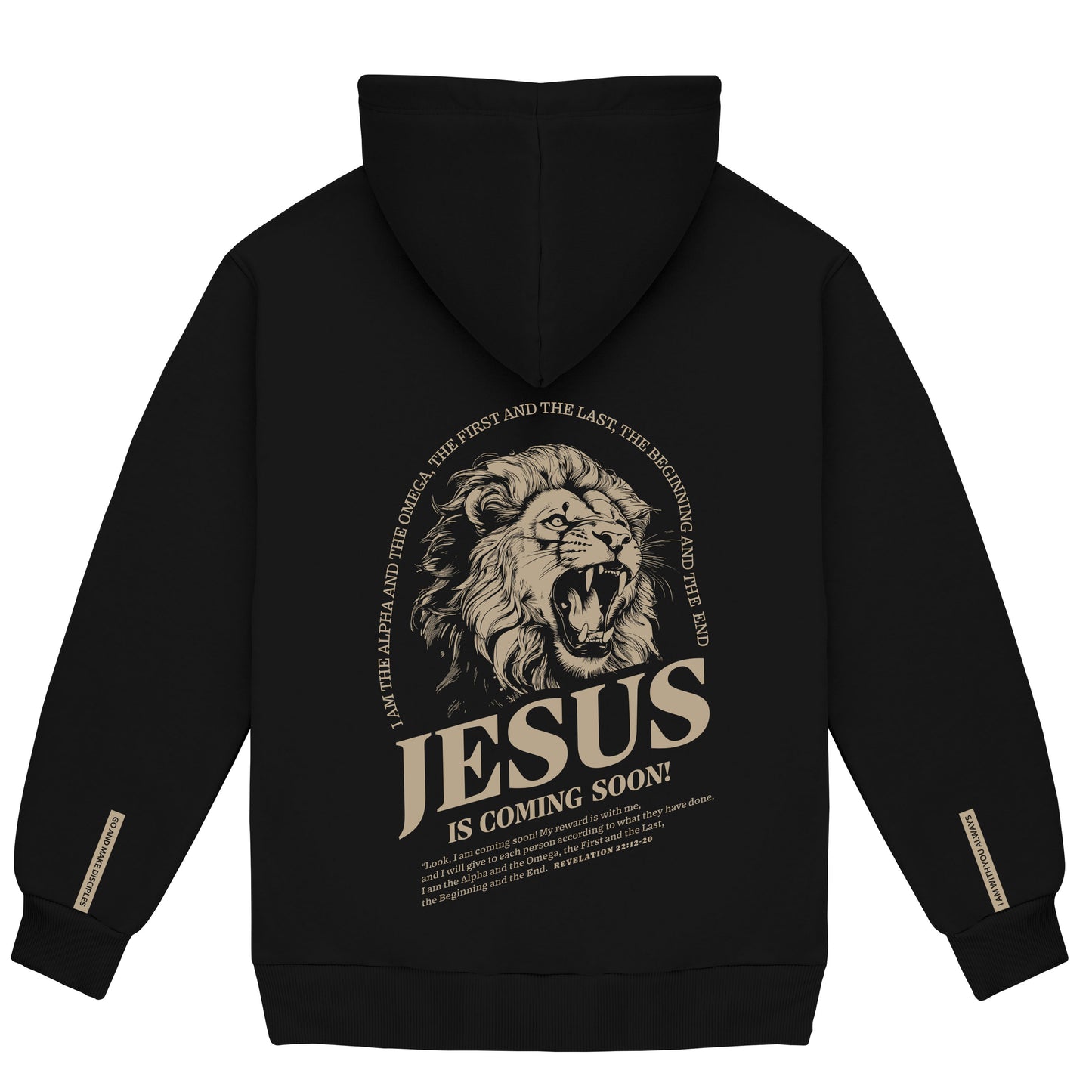 "He's Coming Soon" Fleece Hoodie