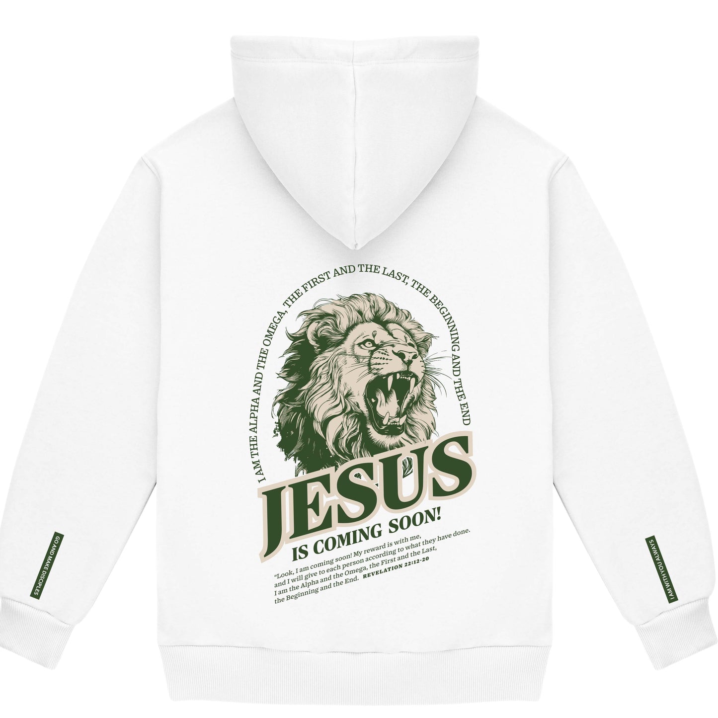 "He's Coming Soon" Fleece Hoodie